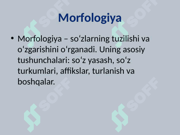 Grammatika va Grammatik Vositalar 3