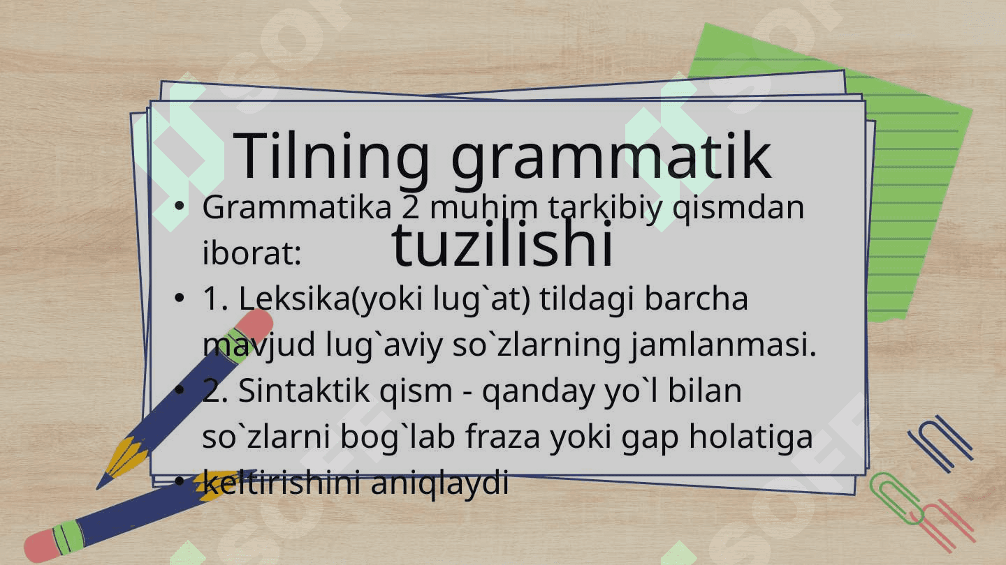 GRAMMATIKA VA GRAMMATIK VOSITALAR 4
