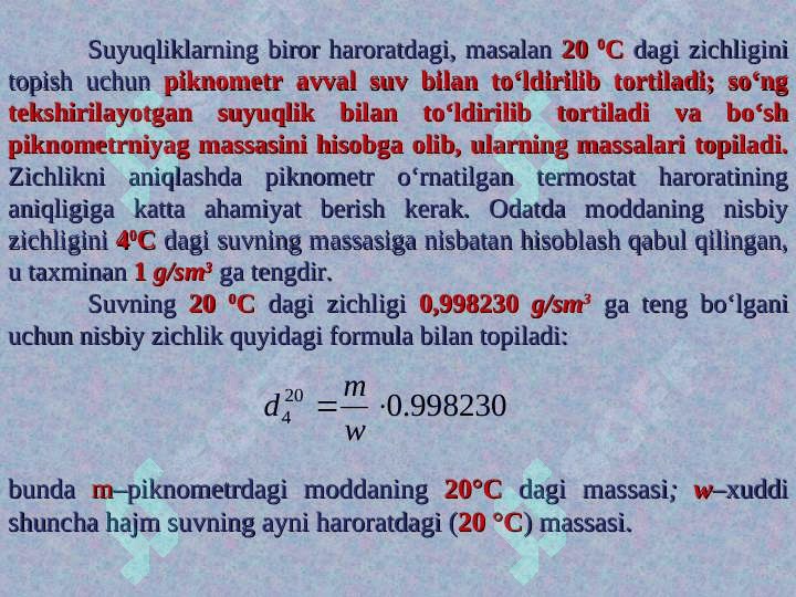 Neft va neft mahsulotlarini xossalari 6