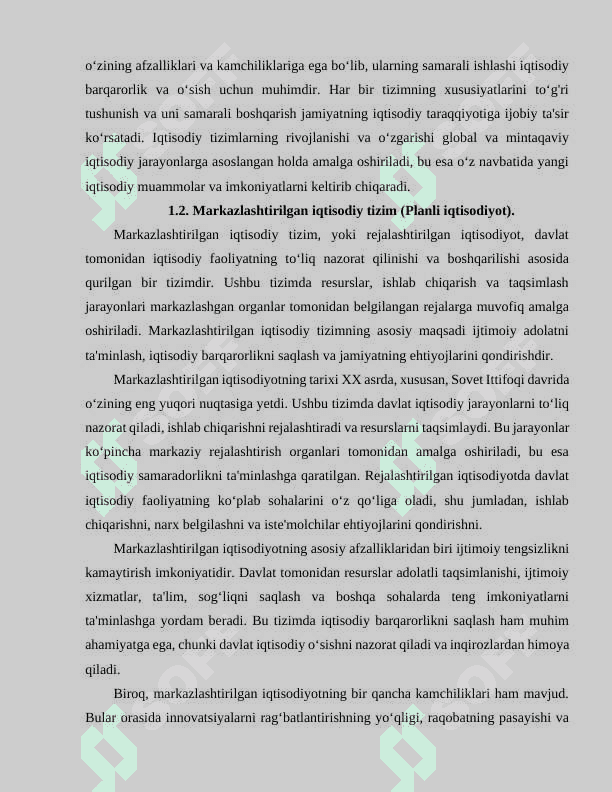 IQTISODIY TIZIM MODELLARI VA MULKCHILIK 7