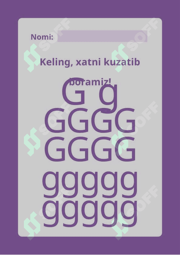 Yozishni o'rganish 7