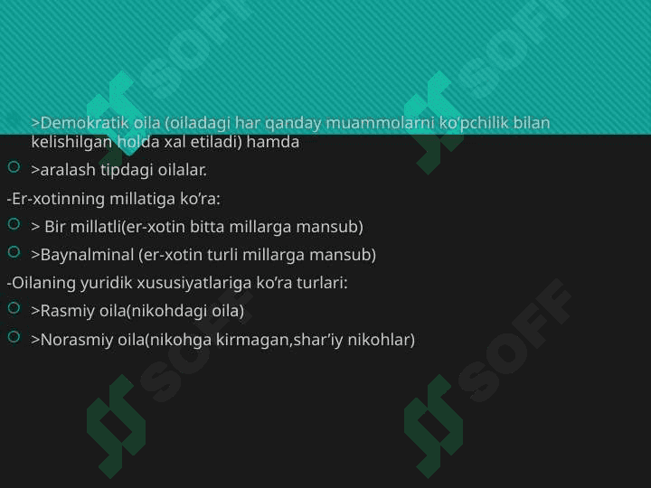 AHOLINING OILAVIY TARKIBI VA JAMIYATDA TUTGAN O’RNI 8