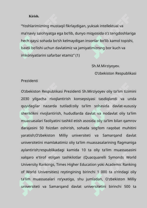 Bir o’zgaruvchili uzluksiz funksiyalar kurs ishi mat-analiz 2