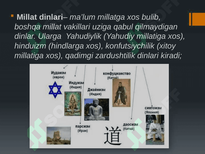 Milliy dinlar 3