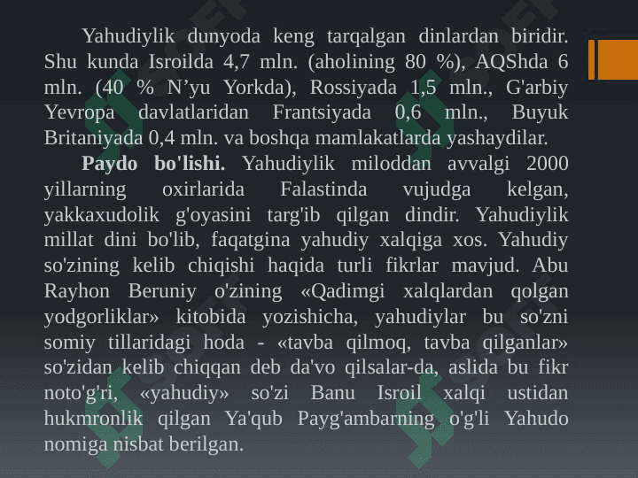 Milliy dinlar 4