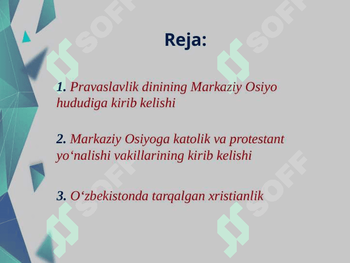 Markaziy Osiyoda provaslavlik dinining yoyilishi 2