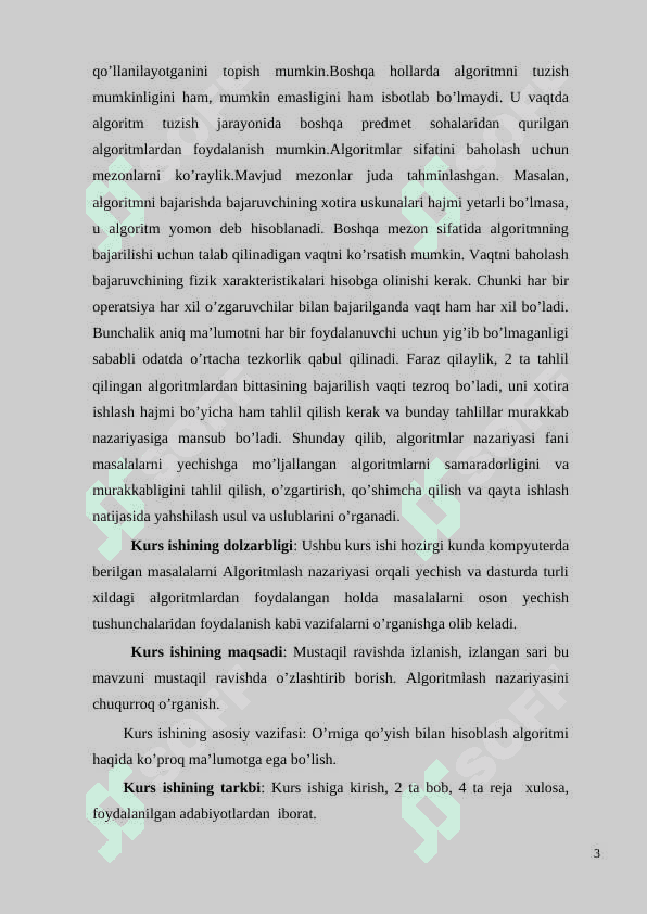 Chekli avtomatlar algoritmlari  kurs ishi 3