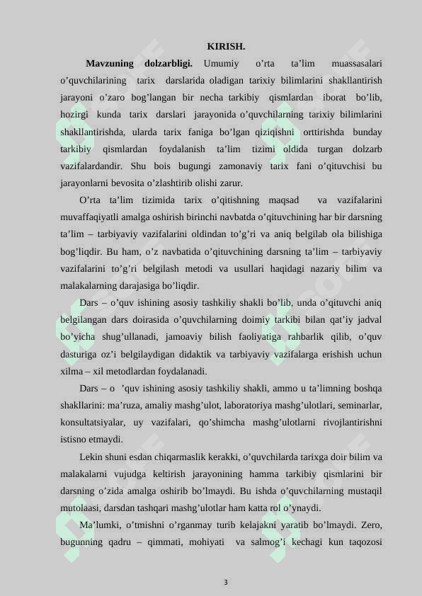 Tarix darslarida tarixiy bilimlarni shakllanishi 3