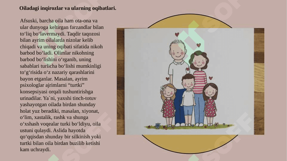 Oilaviy munosabatlarning buzilishi 3