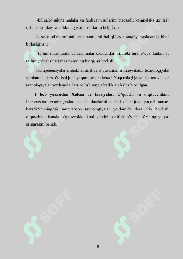 O'qish savodxonligi darsliklarida matnlar ustida innovatsion yondashuvlar 8