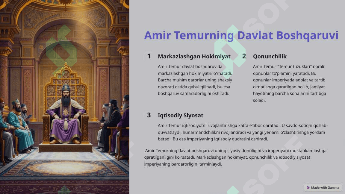 Amir Temur Buyuk Sohibqiron haqida ma'lumot 4