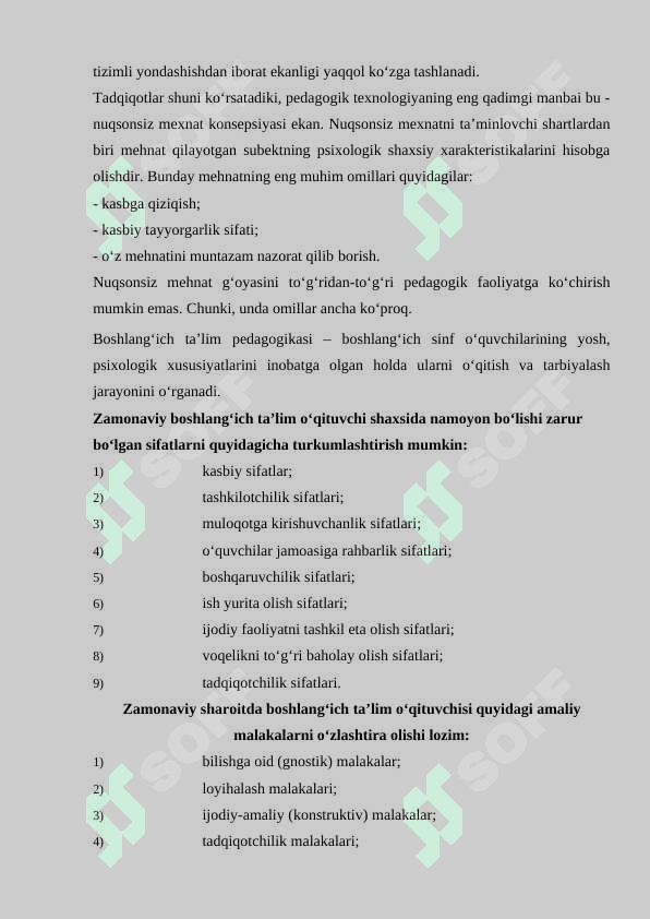Boshlang‘ich ta’limning o`ziga xos xususiyatlari 4