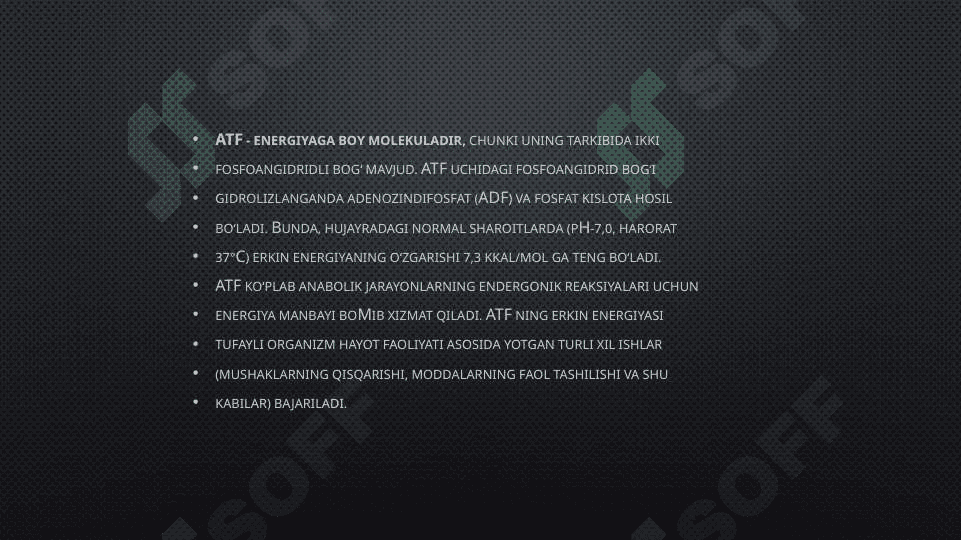 Energiya almashinuvi boshqarilishi 4