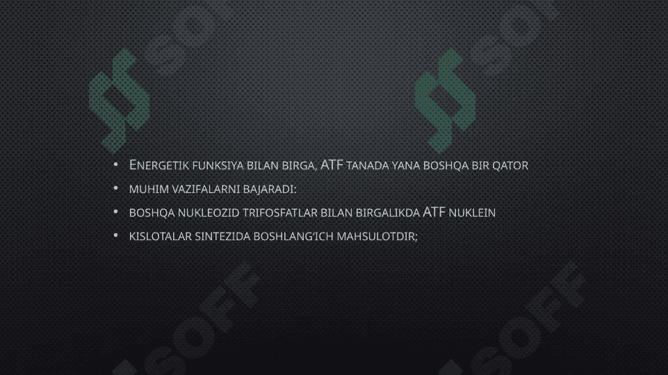 Energiya almashinuvi boshqarilishi 5