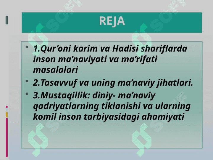 ISLOM DINIDA MA'NAVIYAT VA SHAXS QIYOFASI 2