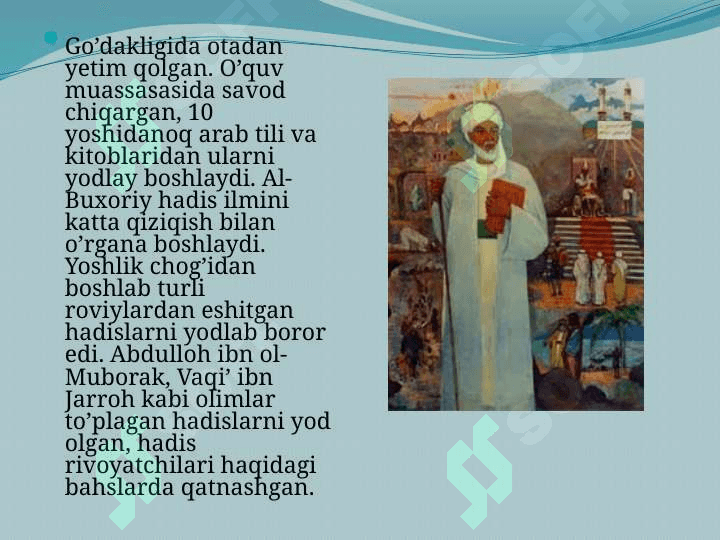 ISLOM DUNYOSIDAGI MASHXUR AJDODLARIMIZ. 4