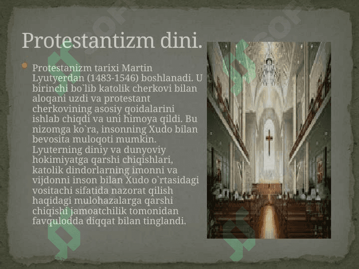 Protеstantizm dini 2