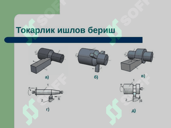 Tokarlik ishlov berish 8