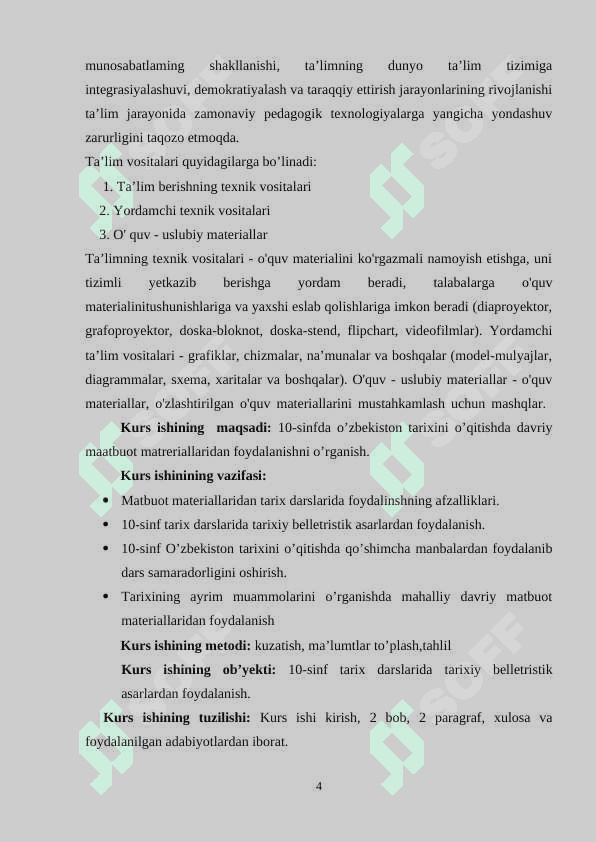 10-Sinfda O’zbekiston tarixini o’qitishda davriy maatbuot matreriallaridan foydalanish 4