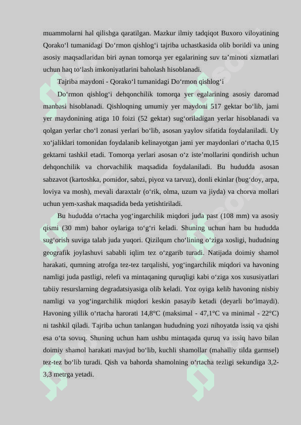 SUVLARNING YETISHMASLIK MUAMMOLARI 4