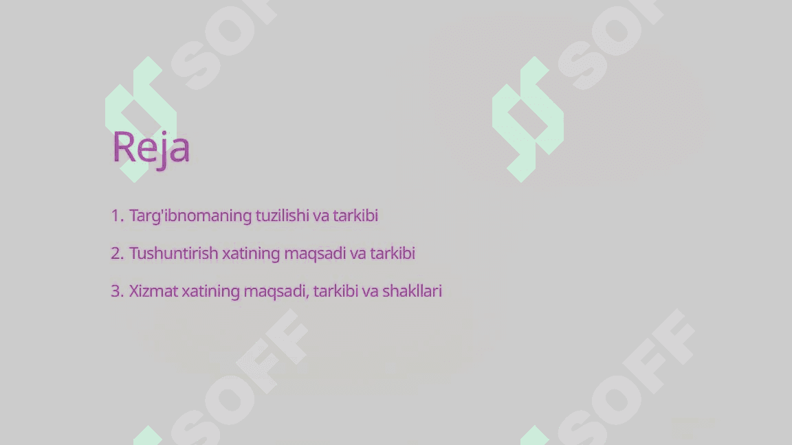 Ariza va tarjimayi holning zaruriy qismlari va yozish namunalari.Tushuntirish xati, bildirishnoma, xizmat xatining yozilish tartibi va namunasi_2 2