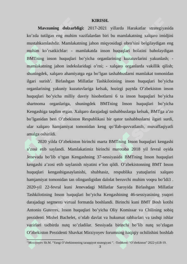 Inson huquqlari sohasida davlatlarning mintaqaviy hamkorligi 3