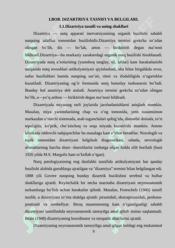 Dizartriya bolalar miya falajining simptomi sifatida 5