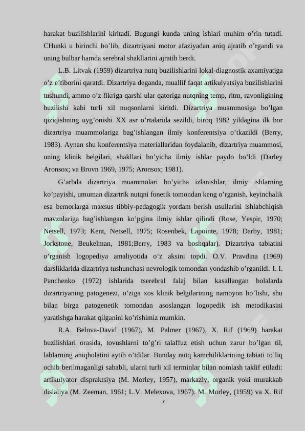 Dizartriya bolalar miya falajining simptomi sifatida 7
