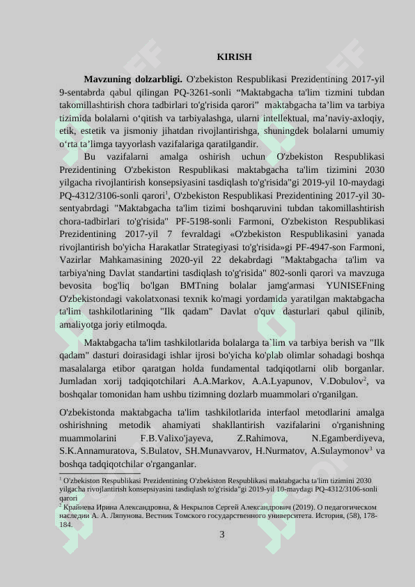 ILK QADAM” DAVLAT O’QUV DASTURIDA RIVOJLANISH XARITASI (5-6 YOSH) 3