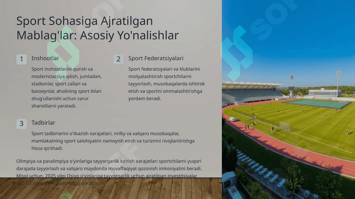 Davlat budjeti madaniyat va sport xarajatlari 4