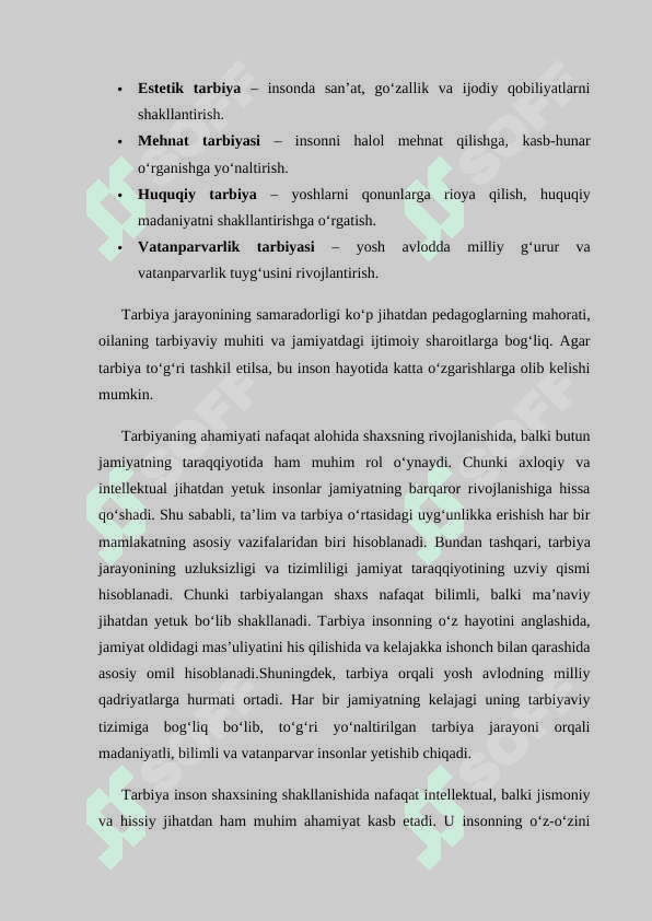 Tarbiyaviy ishlarning o‘quvchi tarbiyasiga ta’siri 8