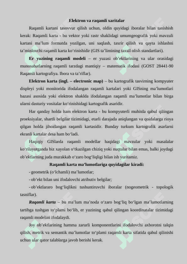 KARTOGRAFIK TASVIRLAR 2
