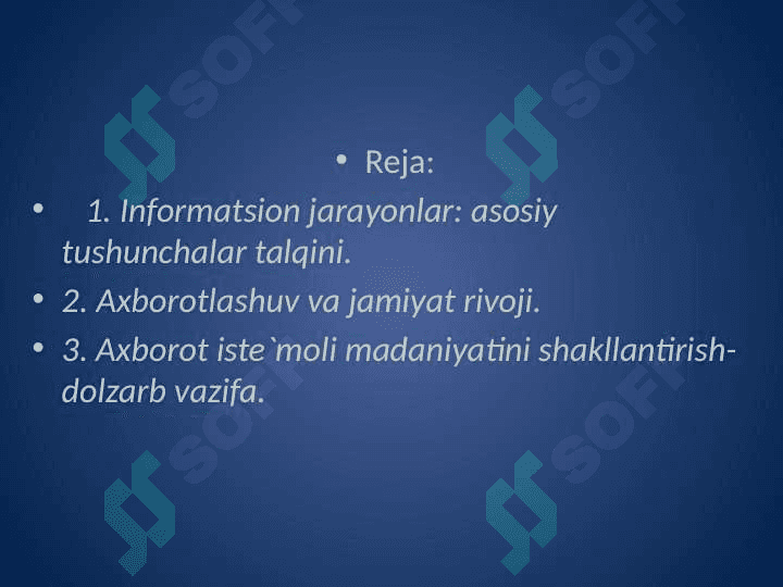 Axborot va jamiyat taraqqiyoti 2