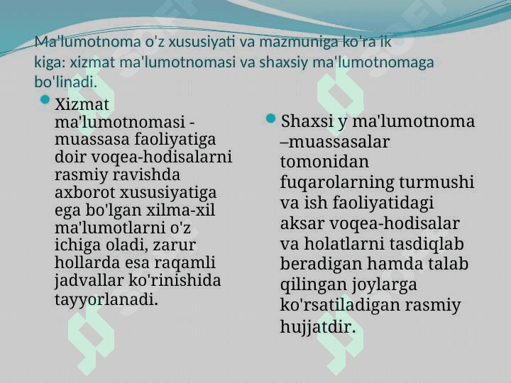 Maʼlumotnoma ,tavsiyanoma va ishonchnoma 4
