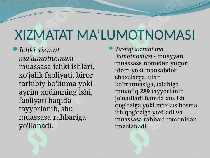 Maʼlumotnoma ,tavsiyanoma va ishonchnoma 5