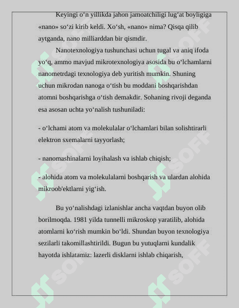 NANO KIMYO-FAZALAR AJRALISH SIRTIDAGI JARAYONLAR 5