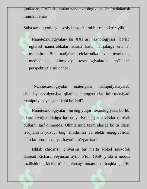 NANO KIMYO-FAZALAR AJRALISH SIRTIDAGI JARAYONLAR 6