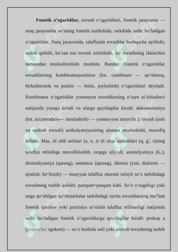 Nutqning tovushlarining o'zgarishi va ularning imloga ta'siri 3