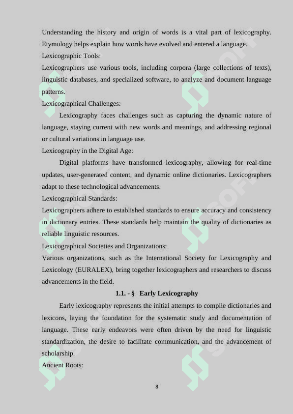 Lexicography of the English language. English dictionary and their development 8