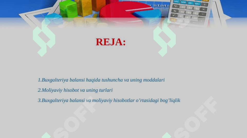 Buxgalteriya balansida sodir bo'ladigan o'zgarishlar 2