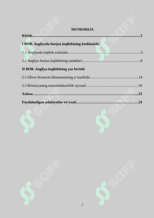 ANGLIYADA BURJUA INQILOBINING SABAB VA NATIJALARI 2