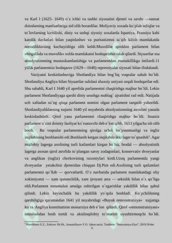 ANGLIYADA BURJUA INQILOBINING SABAB VA NATIJALARI 6