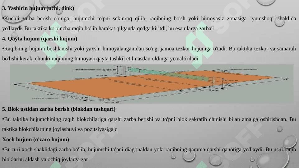 Volebol o’yin taktikasining tasnifi 4