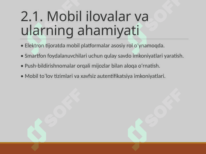 Elektron tijoratdagi raqamli innovatsiyalar 8