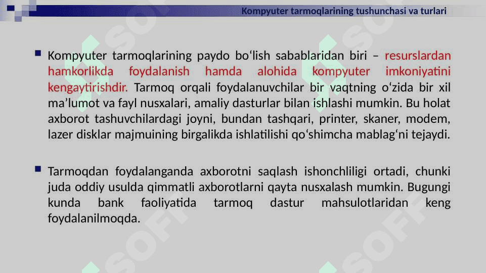TELEKOMMUNIKATSIYA TARMOQLAR 4