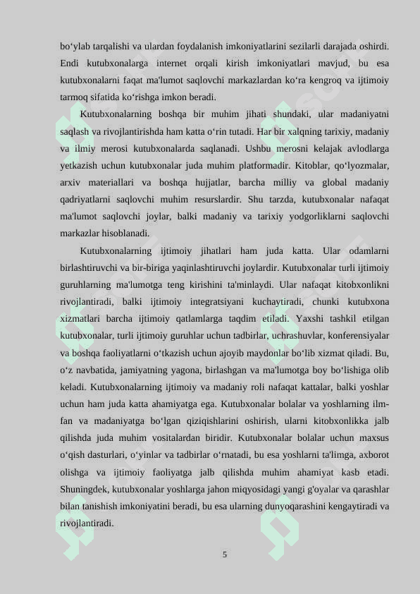 Kutubxona faoliyati 5