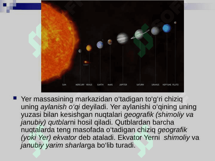 YERNING QUYOSH ATROFIDA AYLANISHI VA UNING OQIBATLARI 4