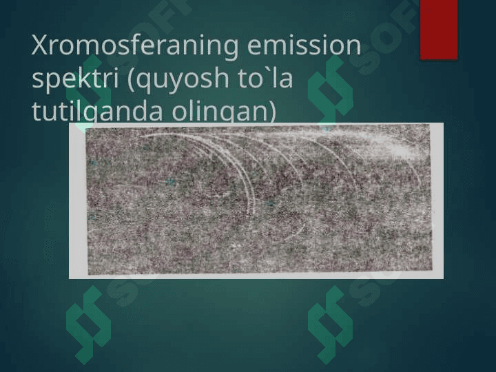 Quyosh xromosferasini o`rganish 4