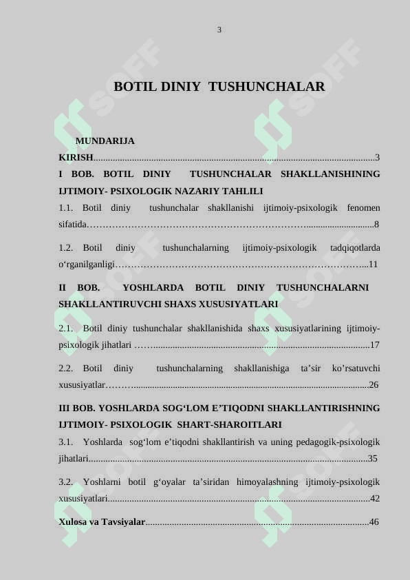 BOTIL DINIY  TUSHUNCHALAR 2