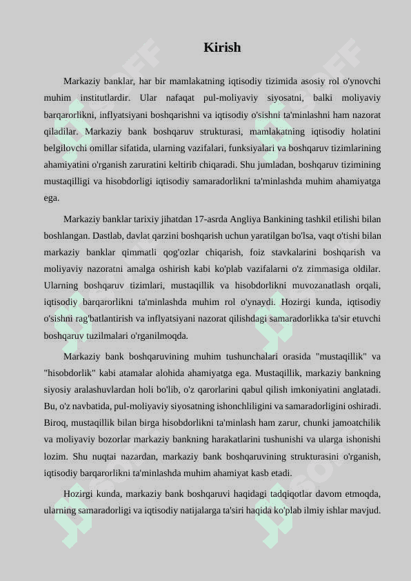Markaziy bank boshqaruv strukturasi 2